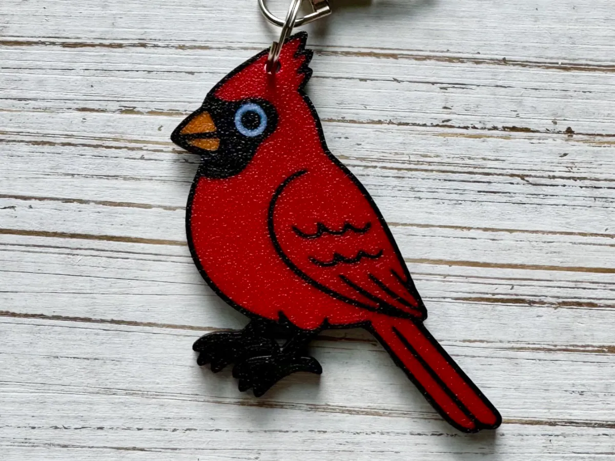 Cardinal Keychain