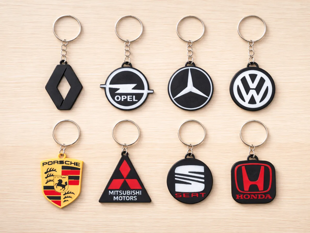 Car Logo Style Keychains