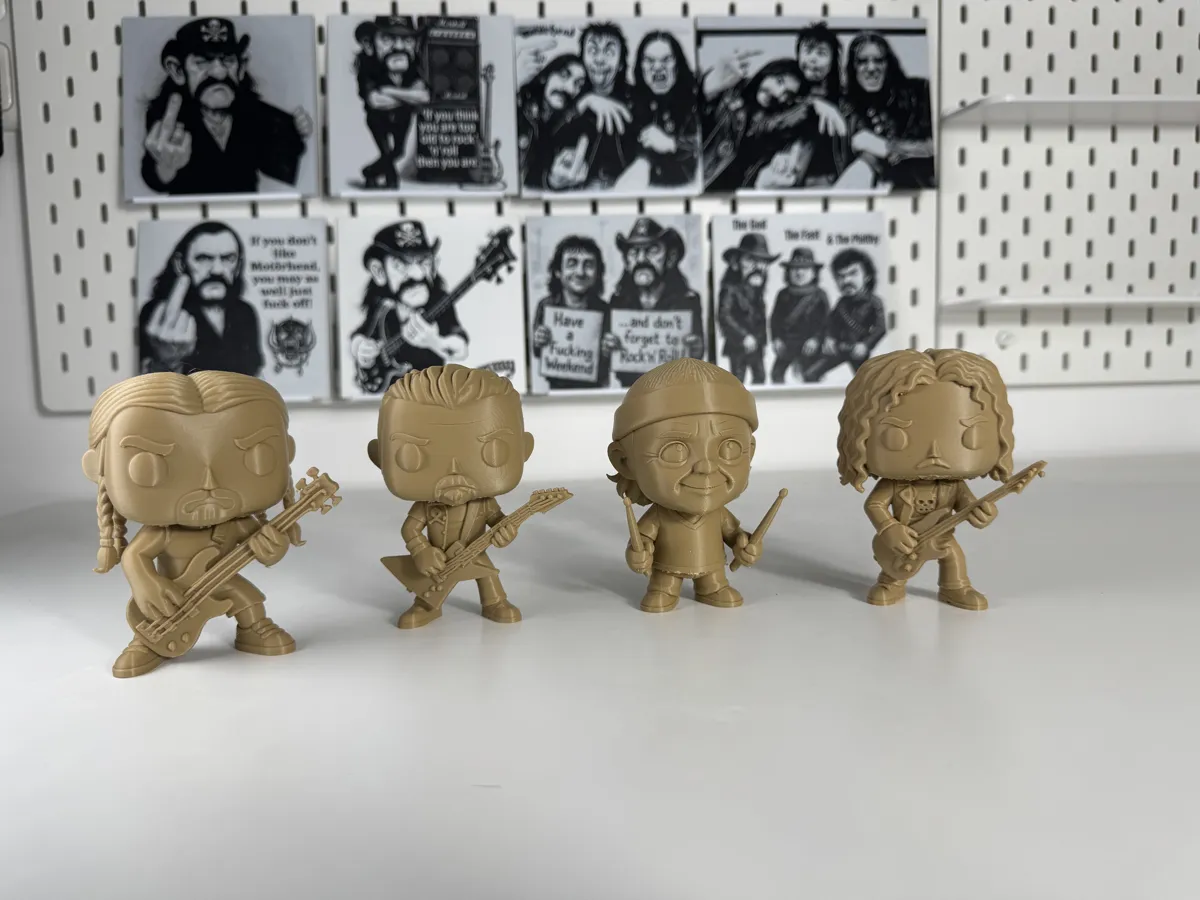 Metal-Band Chibis, inspiriert von Metallica, photo 3 of 4 - Metal-Band Chibis, inspiriert von Metallica Figurines & Collectibles