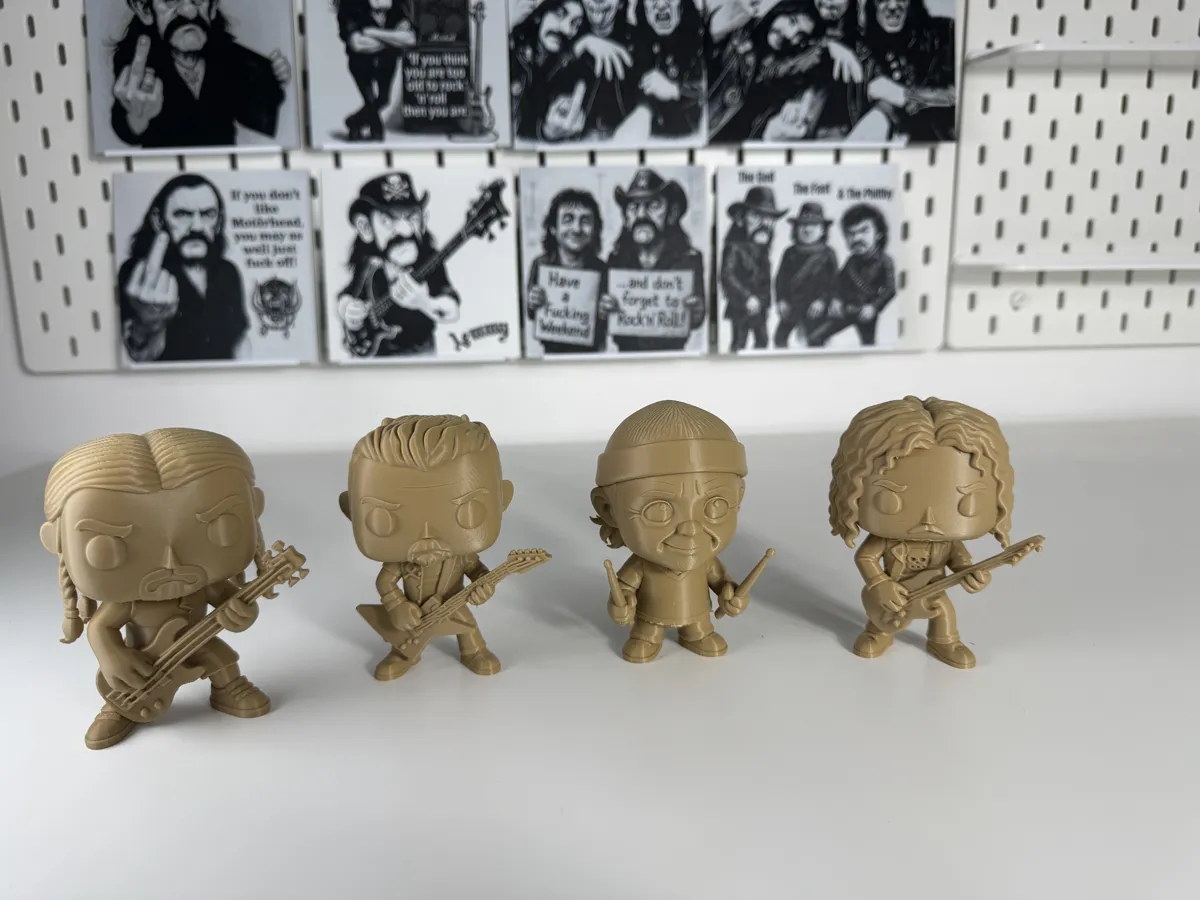 Metal-Band Chibis, inspiriert von Metallica, photo 4 of 4 - Metal-Band Chibis, inspiriert von Metallica Figurines & Collectibles
