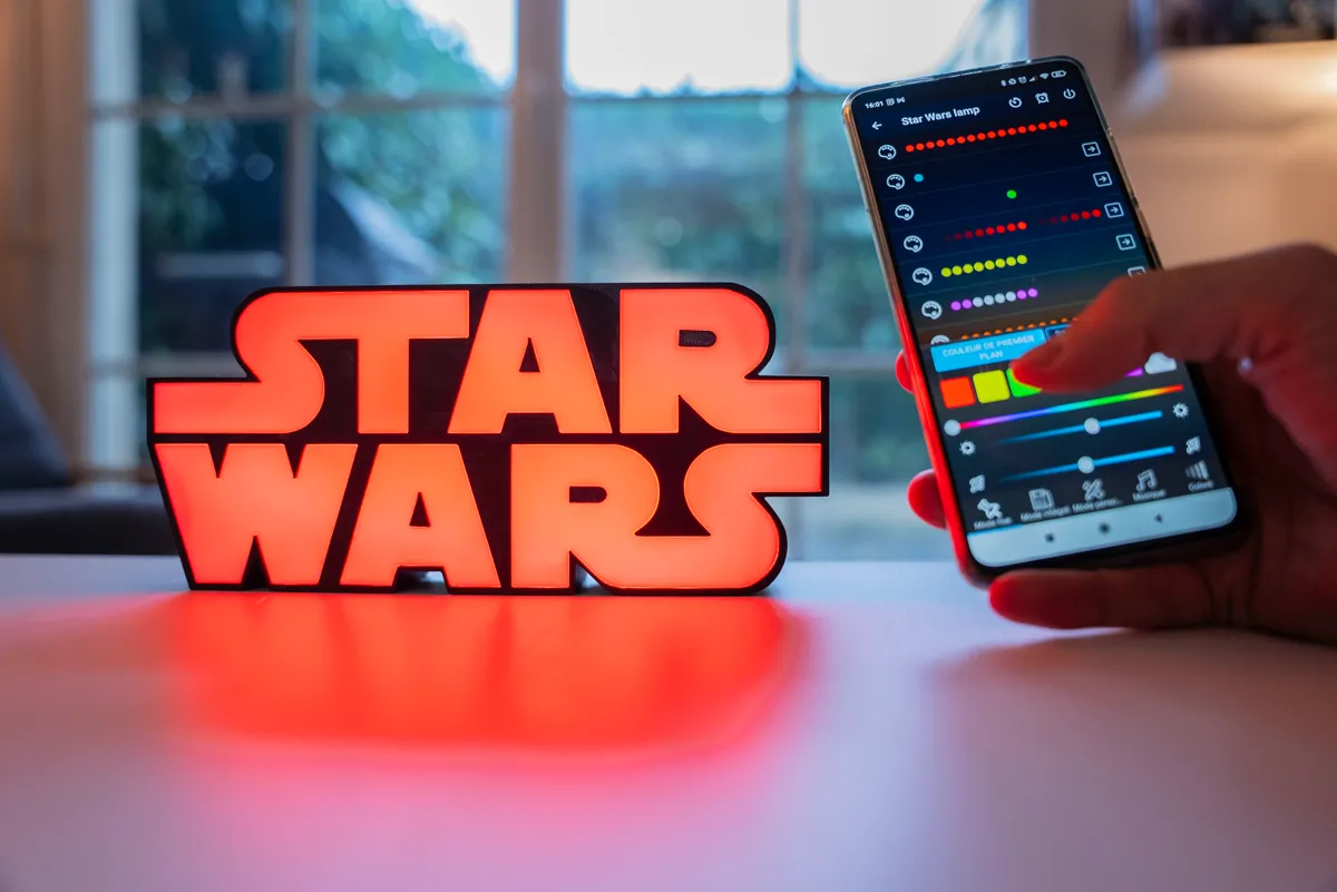 Star Wars Lamp - Control remote & App, photo 3 of 4 - Star Wars Lamp - Control remote & App Lamps & Lighting
