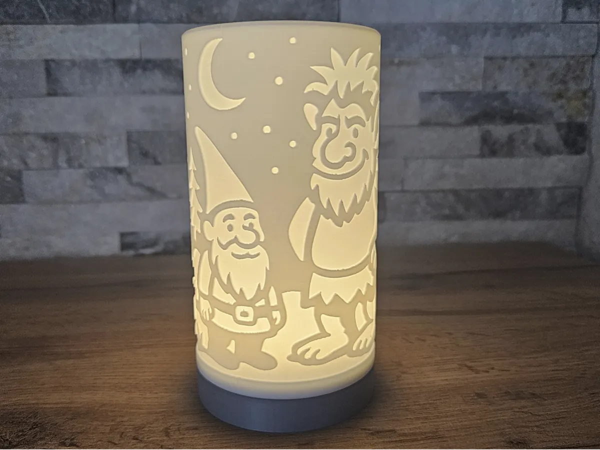 Tee / Puck licht Gnome und Troll