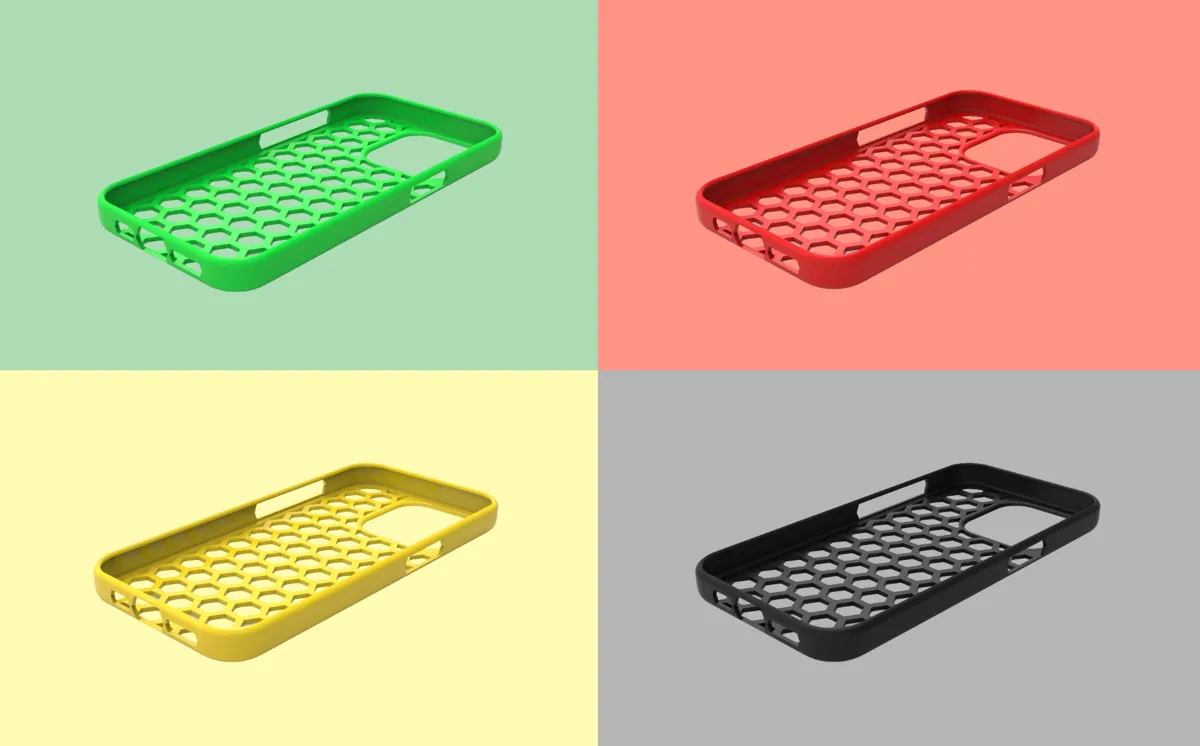 iPhone 15 Pro Hexagon Cover, photo 3 of 4 - iPhone 15 Pro Hexagon Cover Mobile & Device Accessories
