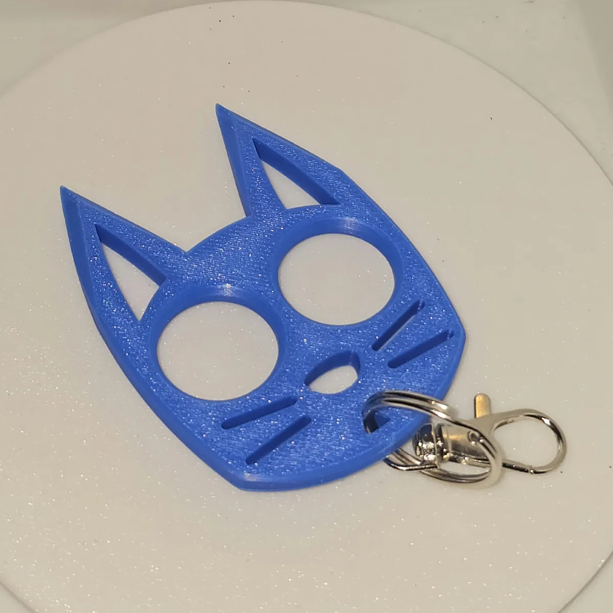 Pointed Ear Design Cat Self-Defense Keychain, photo 3 of 4 - Pointed Ear Design Cat Self-Defense Keychain Keychains