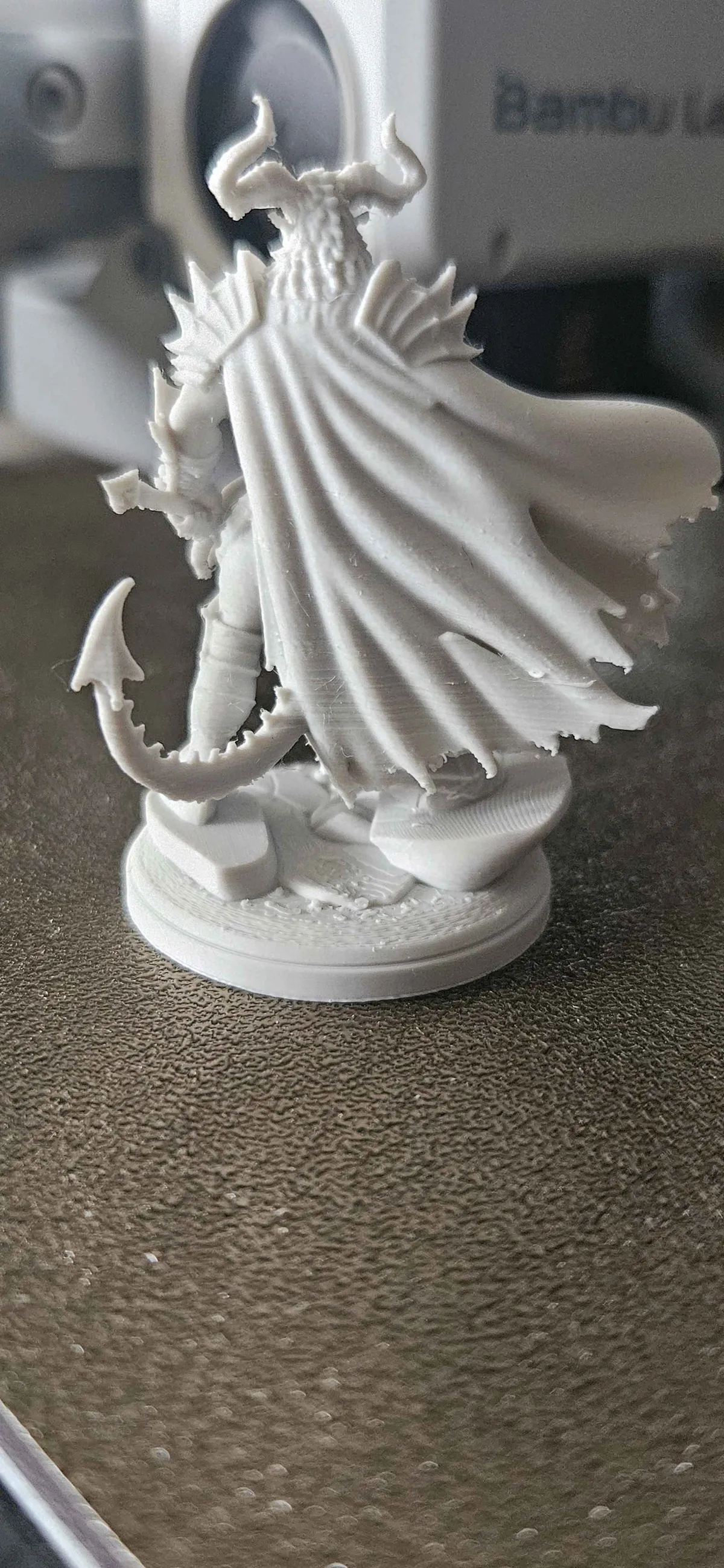 Miniature D&D Tiefling - Warrior / Fighter 45 mm, photo 4 of 4 - Miniature D&D Tiefling - Warrior / Fighter 45 mm Board Games & Tabletop