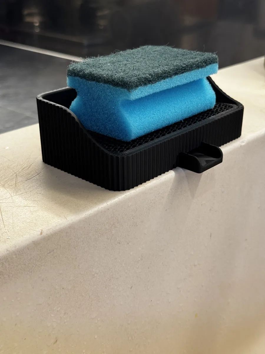 Self-Draining Sponge Holder Kitchen Sink Organizer, photo 2 of 4 - Self-Draining Sponge Holder Kitchen Sink Organizer Kitchen & Dining