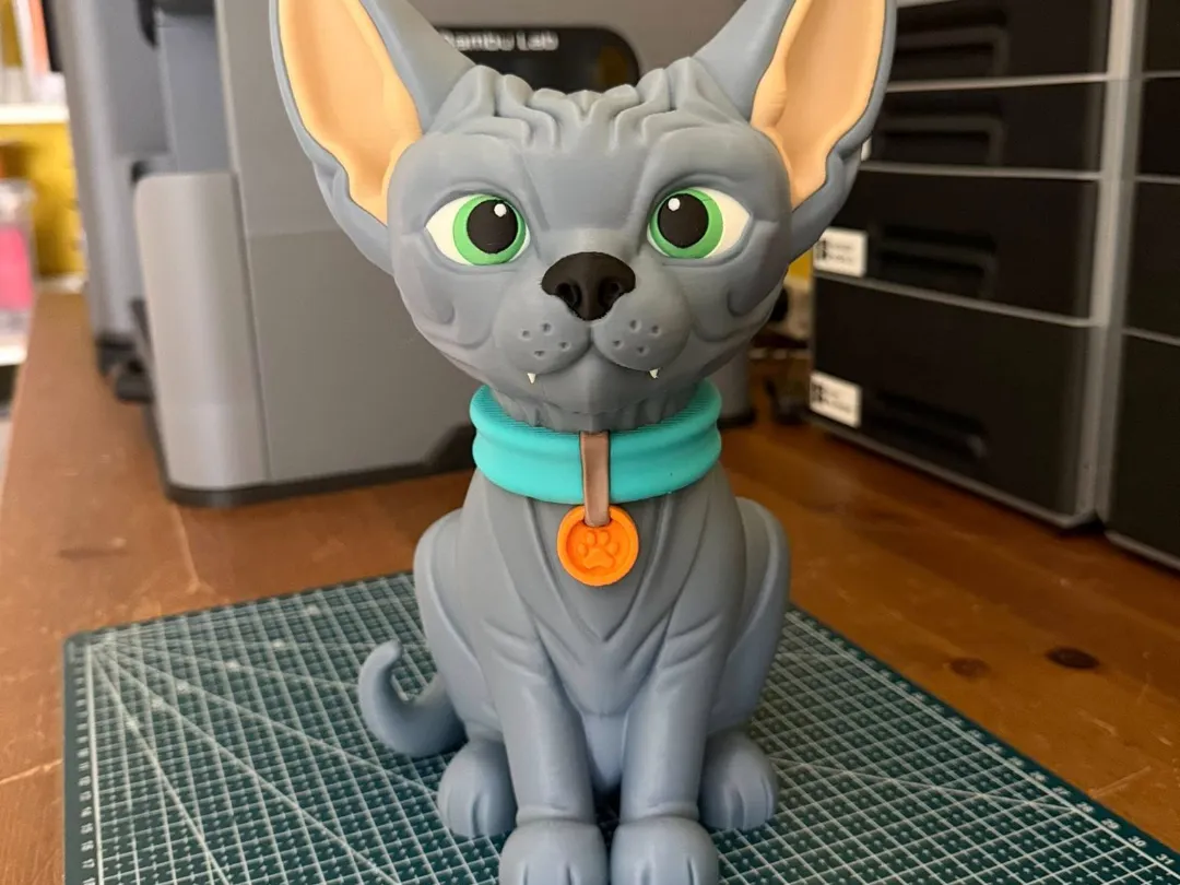 Cute Sphynx Cat Desk Buddy Figure 8 COLORS ONE