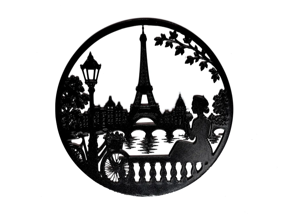 Paris 2D wall art decoration