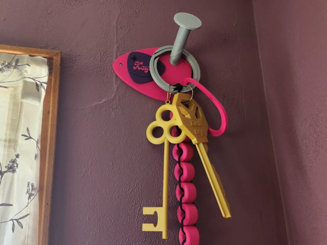Giant Key With Giant nail Key Holder - Art Pieces, in stock in India