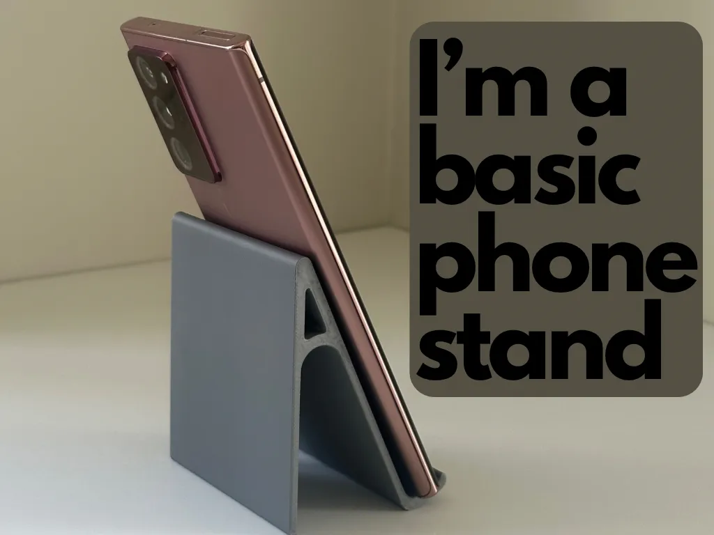A Basic Phone Stand, photo 2 of 3 - A Basic Phone Stand Household