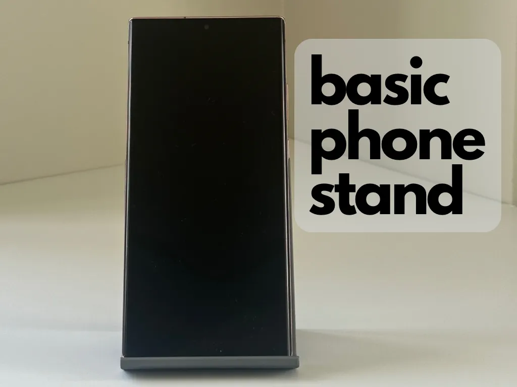 A Basic Phone Stand, photo 3 of 3 - A Basic Phone Stand Household
