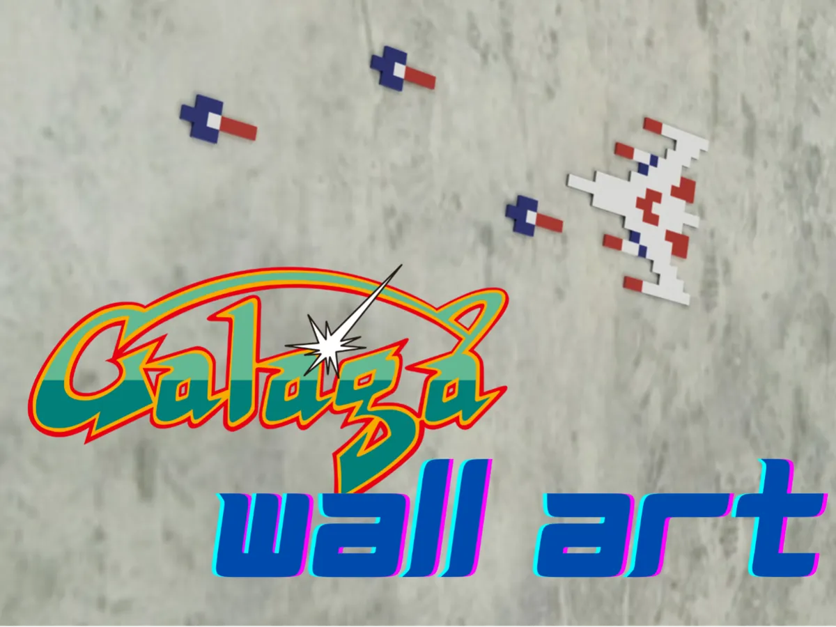 Galaga Wall Art