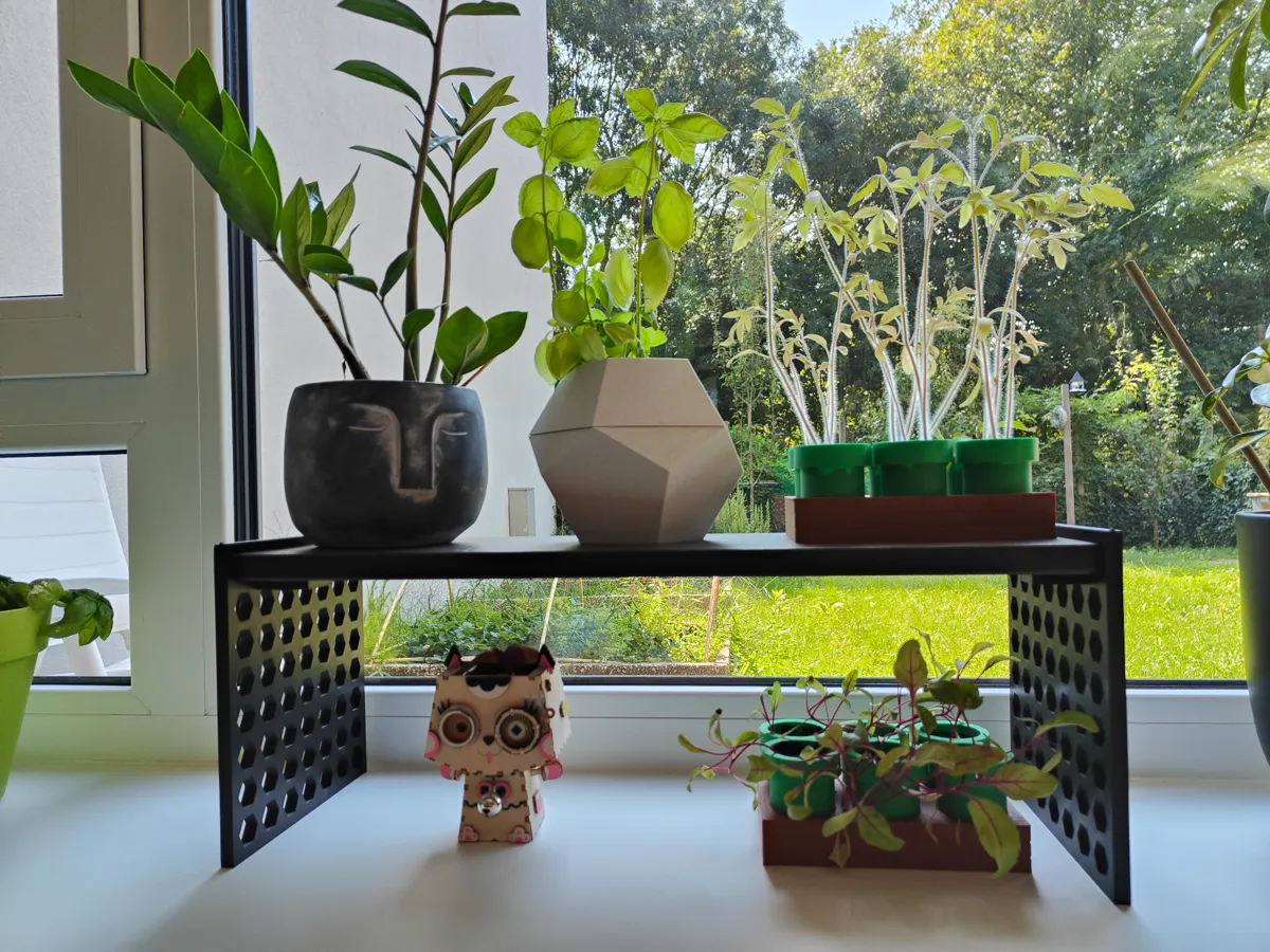 Plant or monitor shelf / riser, photo 2 of 3 - Plant or monitor shelf / riser Desk & Office