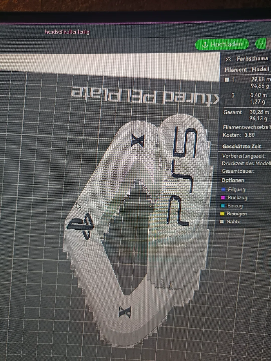 Headset Holder for Wall PS/PS5 no screw, photo 4 of 4 - Headset Holder for Wall PS/PS5 no screw Hobby & DIY