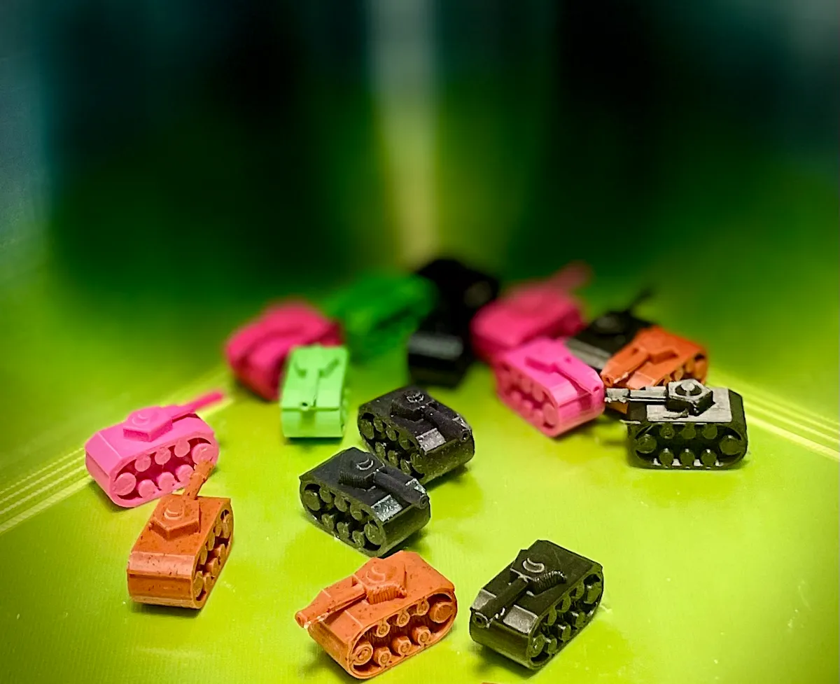 Mini tank, photo 3 of 4 - Mini tank Keychains