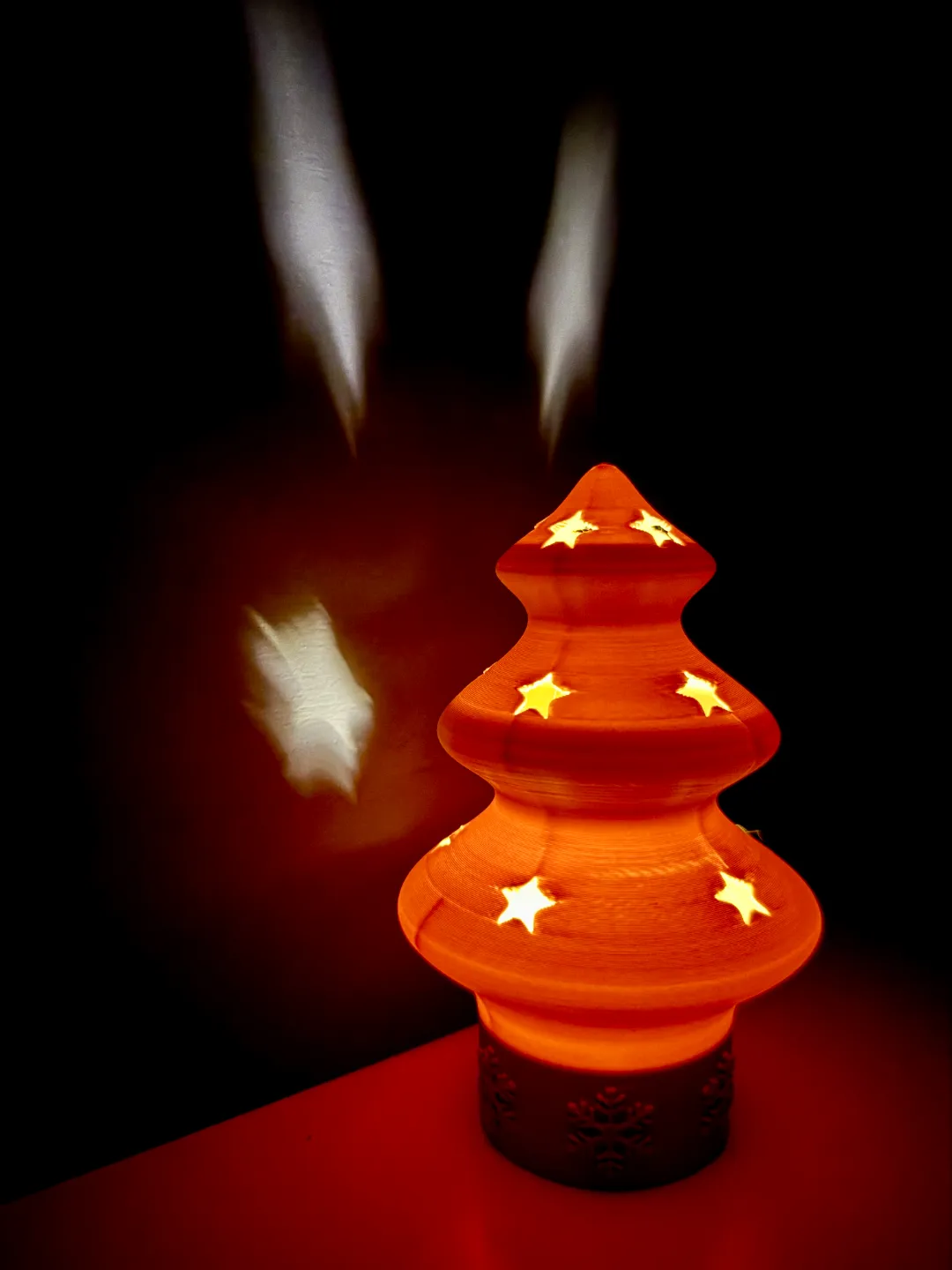Starry Night Christmas Tree Light - LED Tealight, photo 2 of 4 - Starry Night Christmas Tree Light - LED Tealight Household