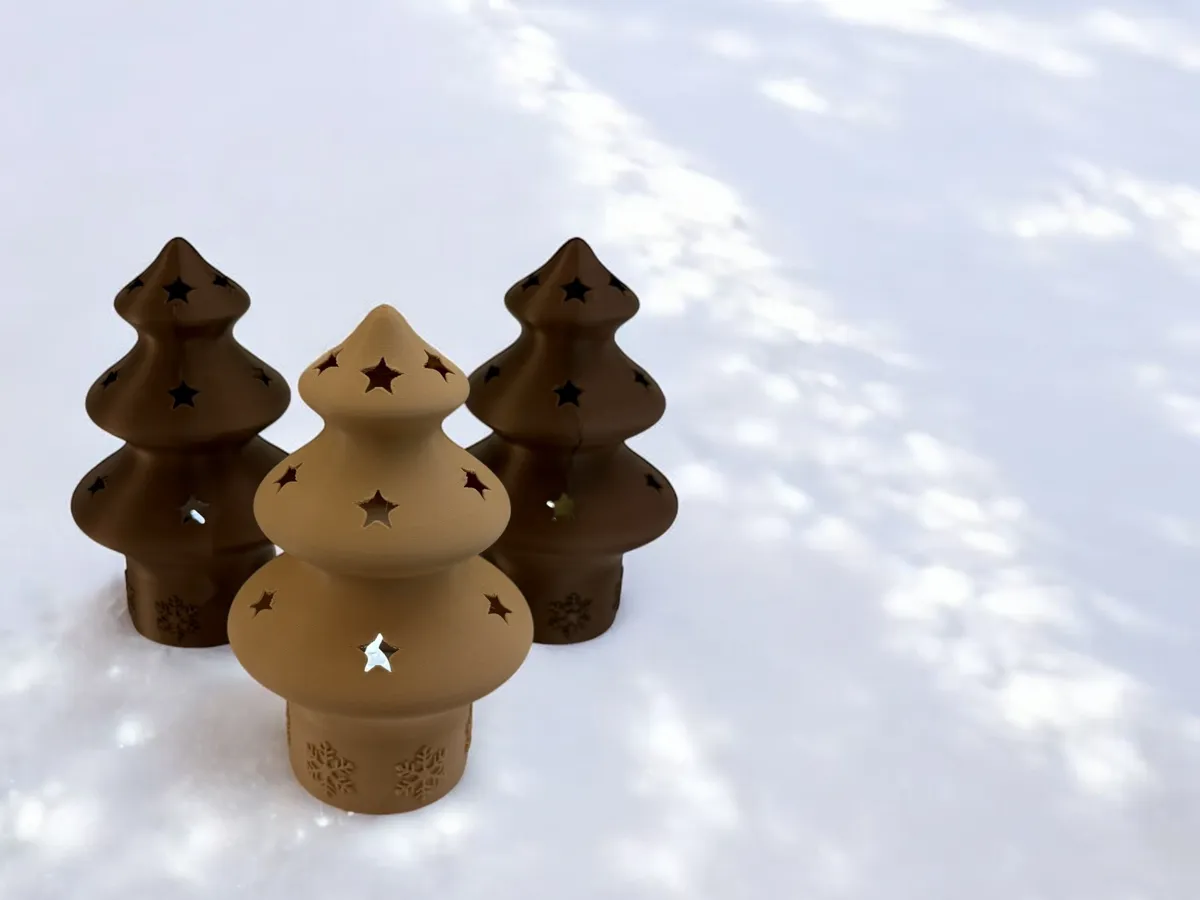 Starry Night Christmas Tree Light - LED Tealight, photo 3 of 4 - Starry Night Christmas Tree Light - LED Tealight Household