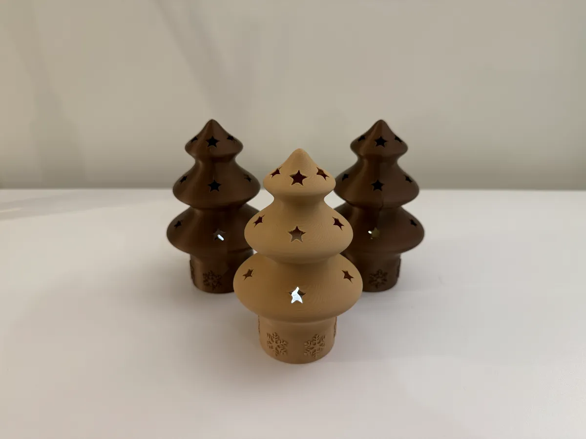 Starry Night Christmas Tree Light - LED Tealight, photo 4 of 4 - Starry Night Christmas Tree Light - LED Tealight Household
