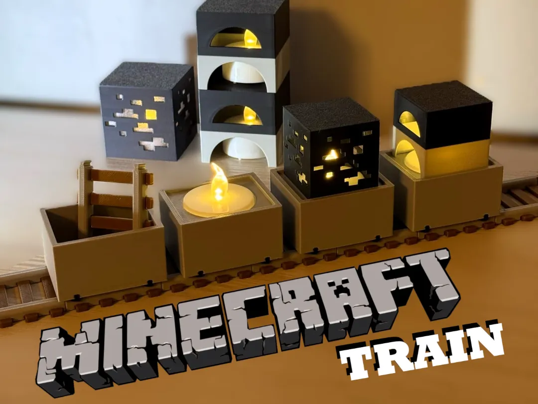 Minecraft Train Lamp