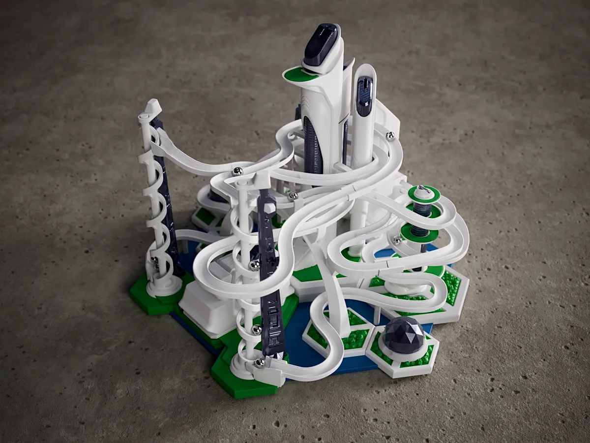 NeoHexa Metropolis Marble Run, Future in Motion, photo 4 of 4 - NeoHexa Metropolis Marble Run, Future in Motion Toys, Games & Hobbies