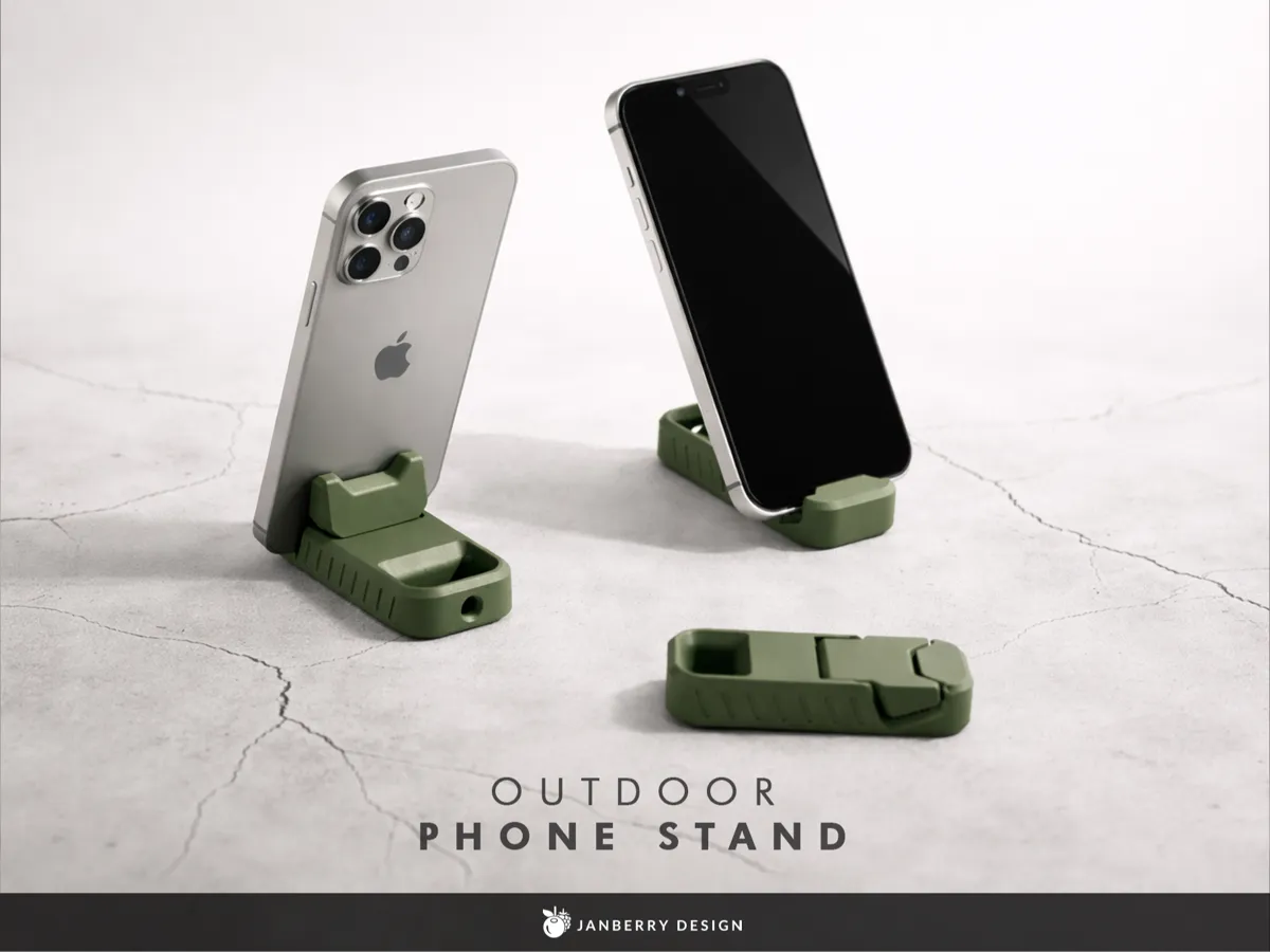 Outdoor Foldable Keychain Phone Stand