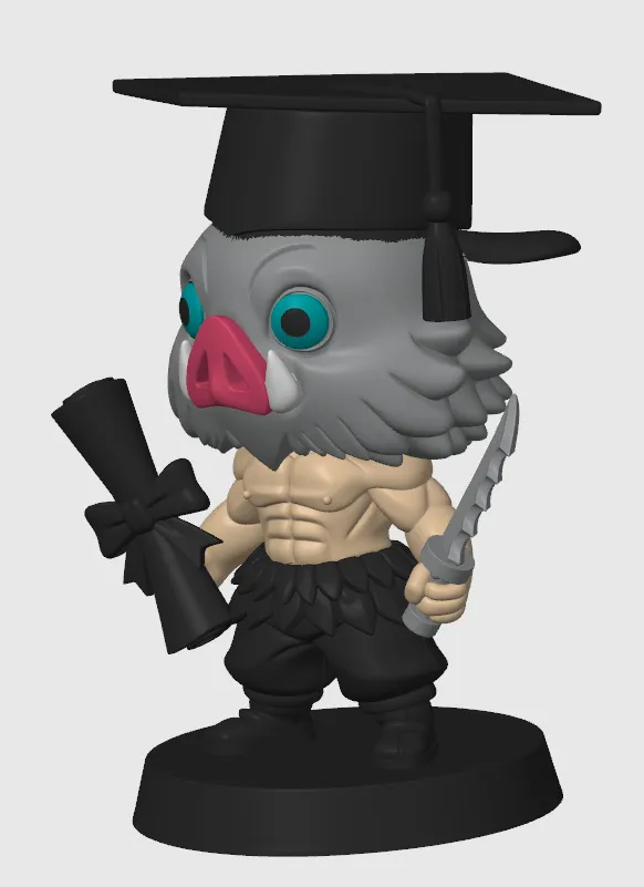 Inosuke Demon Slayer Graduation Funko, photo 3 of 4 - Inosuke Demon Slayer Graduation Funko Gifts & Occasions