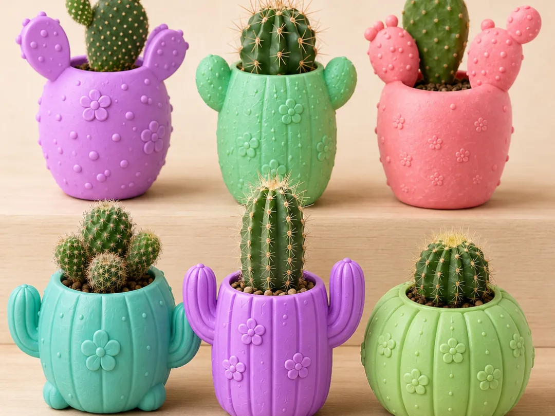 Cute Cactus Planter Collection