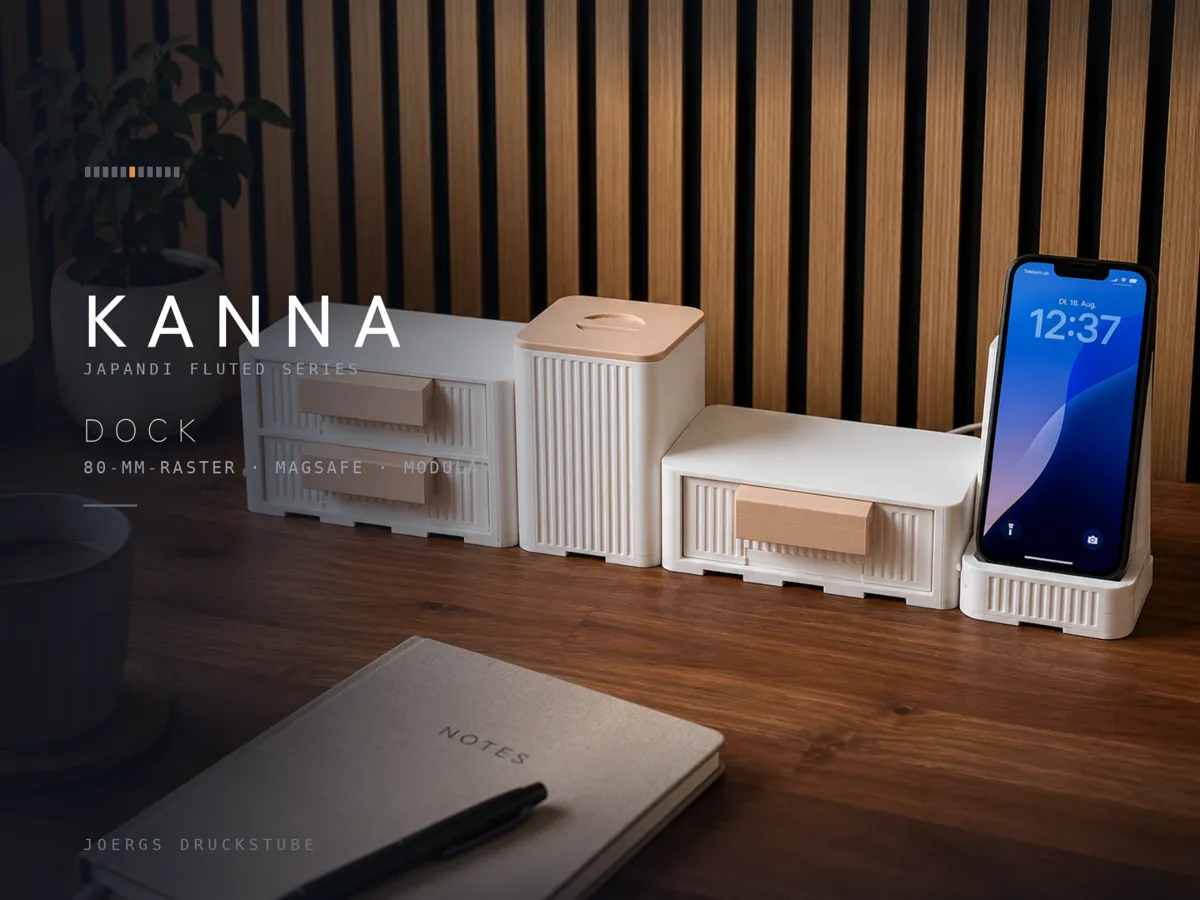 KANNA Dock, Modular Desk System with MagSafe - Desk Tidies & Caddies, in stock in India