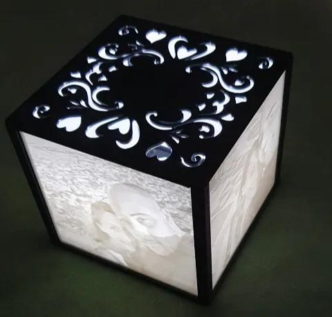 Lithophane holder Lamp