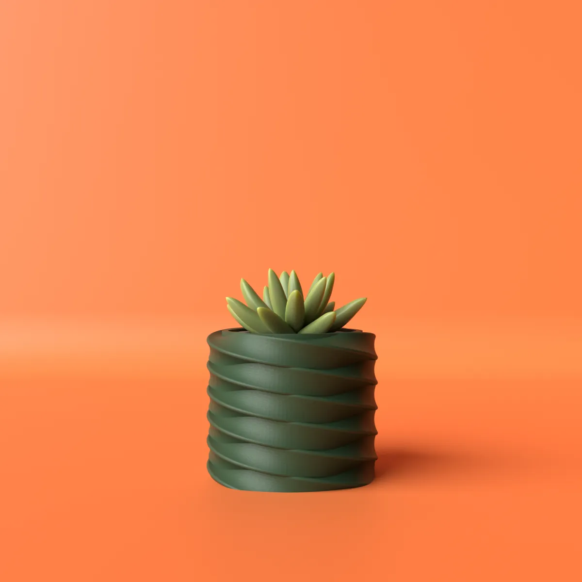 Textured Torus Vase / Planter, photo 3 of 4 - Geometric & Modern Planters, home