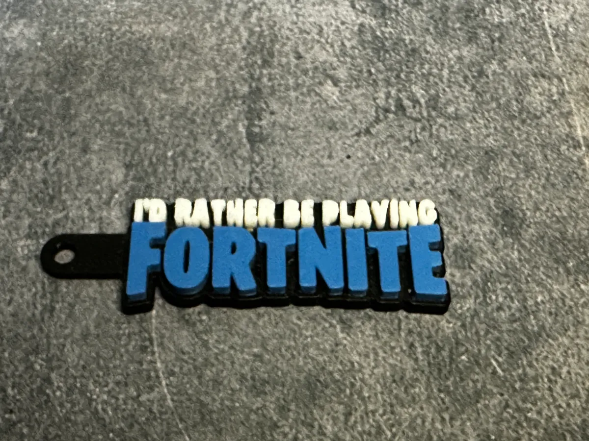 I'd rather be playing fortnite keychain - Valorant, CS & Shooter Keychains, in stock in India