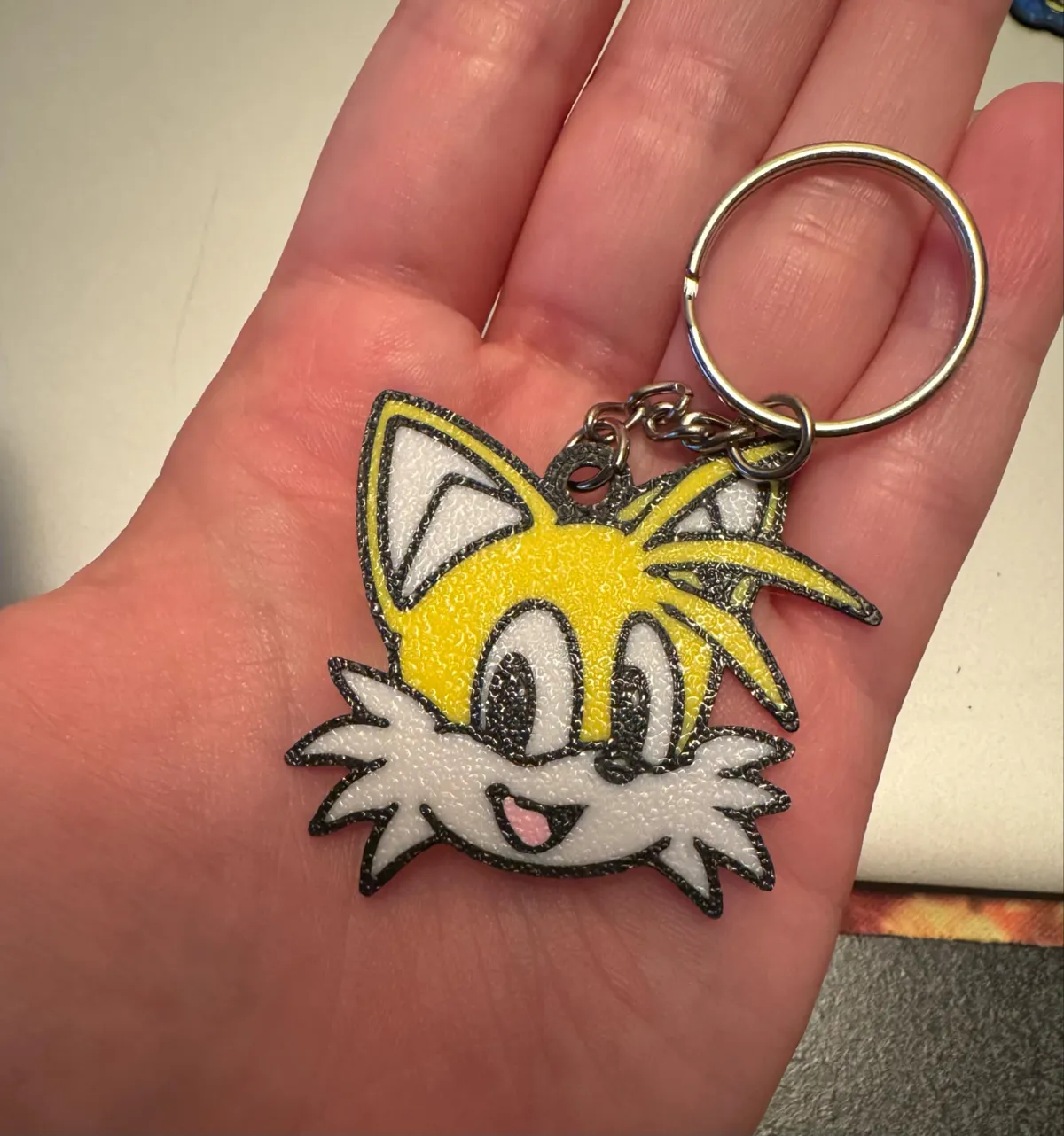 Tails Magnet/Keychain, photo 2 of 3 - Tails Magnet/Keychain Keychains