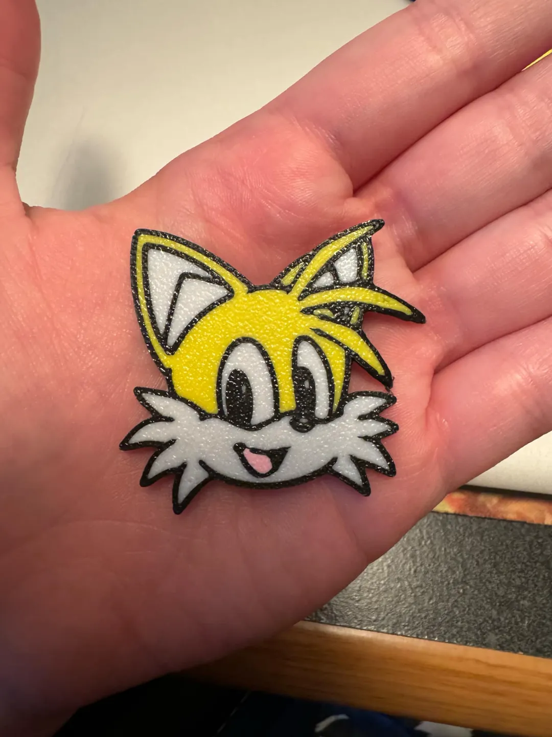 Tails Magnet/Keychain, photo 3 of 3 - Tails Magnet/Keychain Keychains