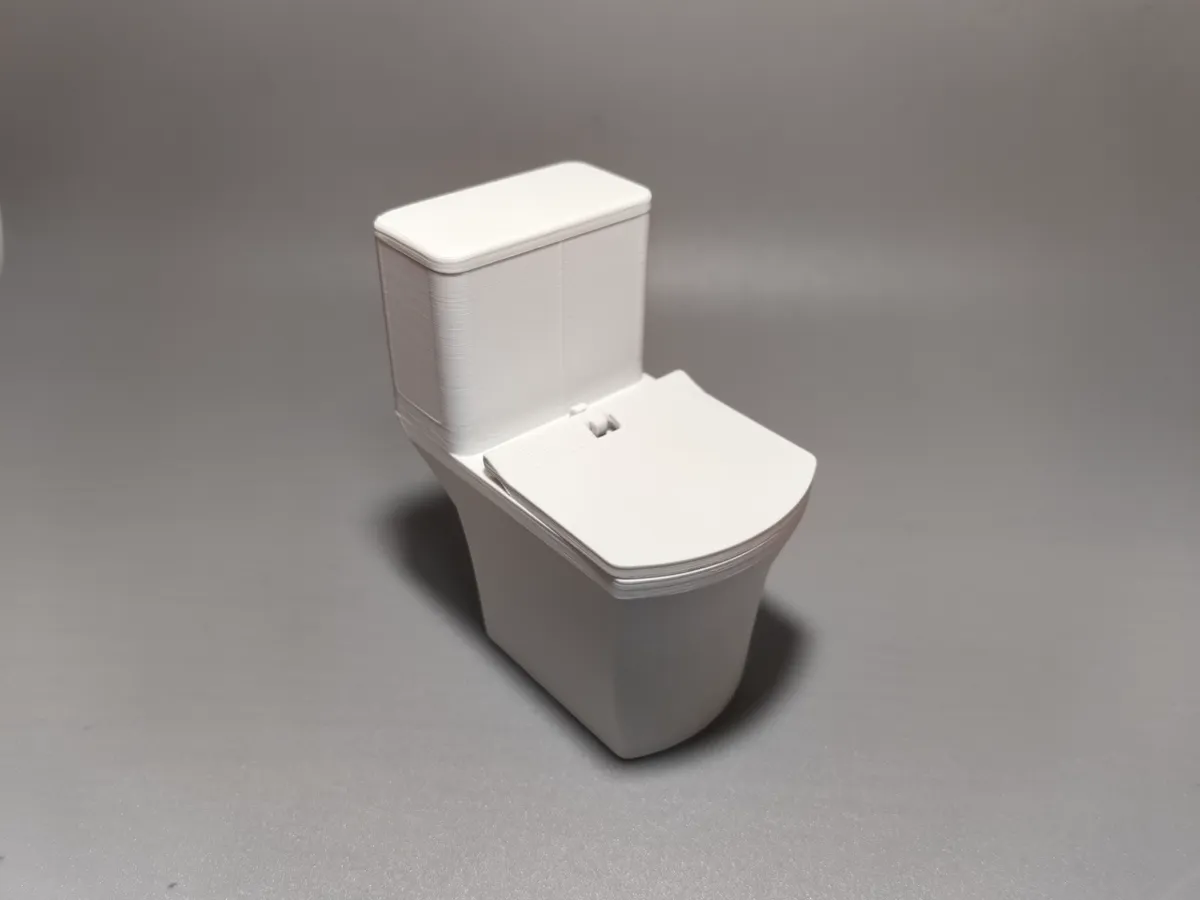 Closestool shaped charging dock of Airpods, photo 3 of 4 - Closestool shaped charging dock of Airpods Household