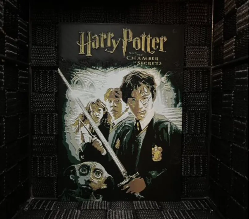 Hueforge Movie Poster -Harry Potter Chamber Secret - Photo Art & Lithophanes, in stock in India