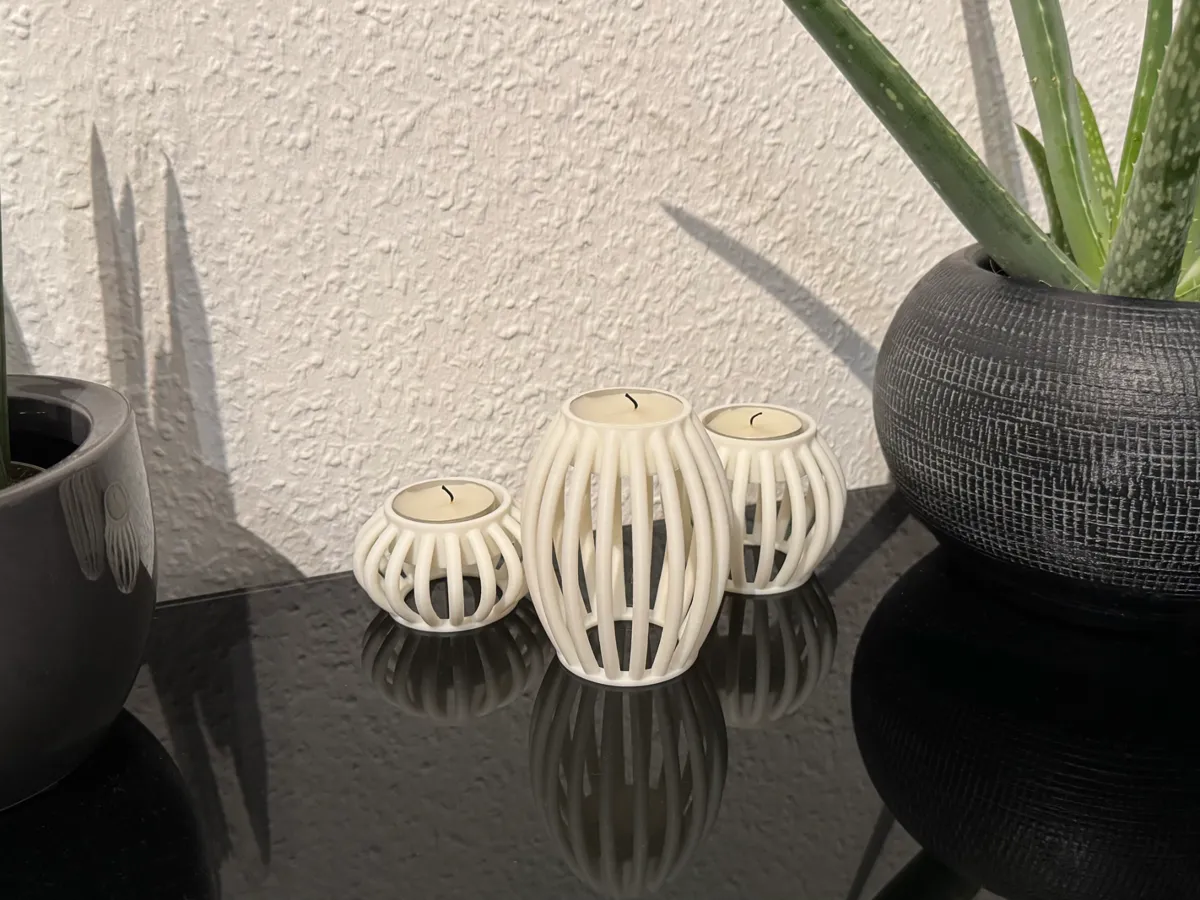 Modern tea light candle holder floating LED large - Home Accents, in stock in India