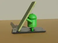 Android crushing iPhone phone stand, photo 3 of 4 - Android crushing iPhone phone stand Tools