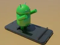 Android crushing iPhone phone stand, photo 4 of 4 - Android crushing iPhone phone stand Tools