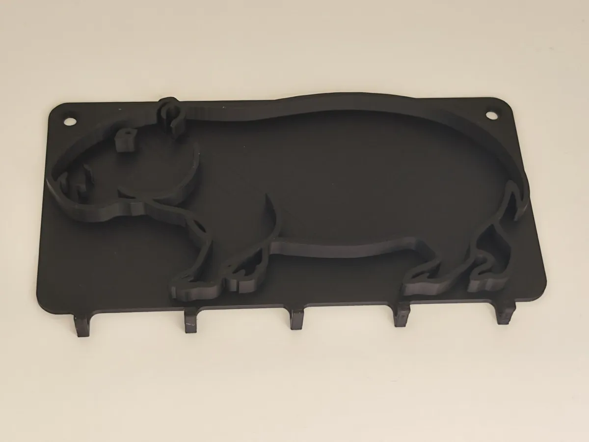 Key Hanger Capybara Wall Mounted, photo 2 of 4 - Key Hanger Capybara Wall Mounted Household