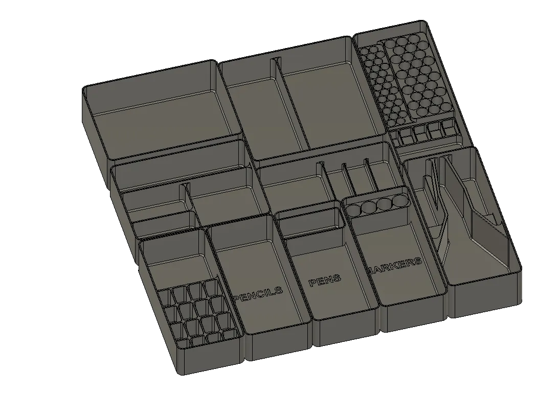 Kitchen and Office Junk Drawer Organizer