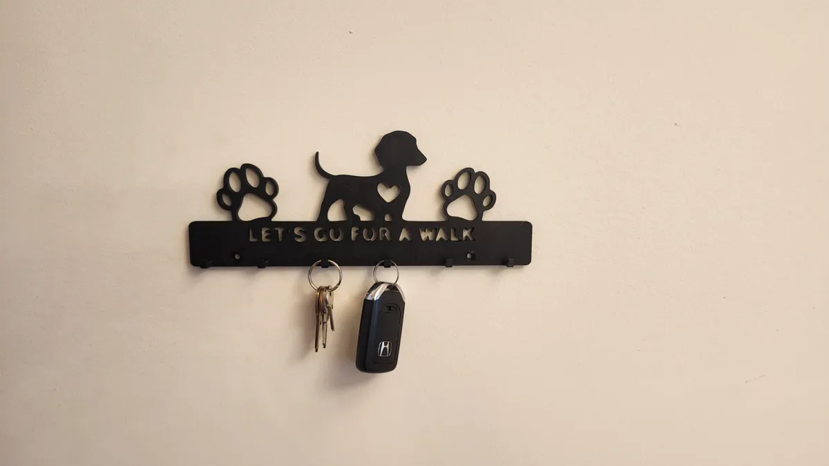 Key holder Let's go for a walk / Dog and paws, photo 3 of 4 - Key holder Let's go for a walk / Dog and paws Pets