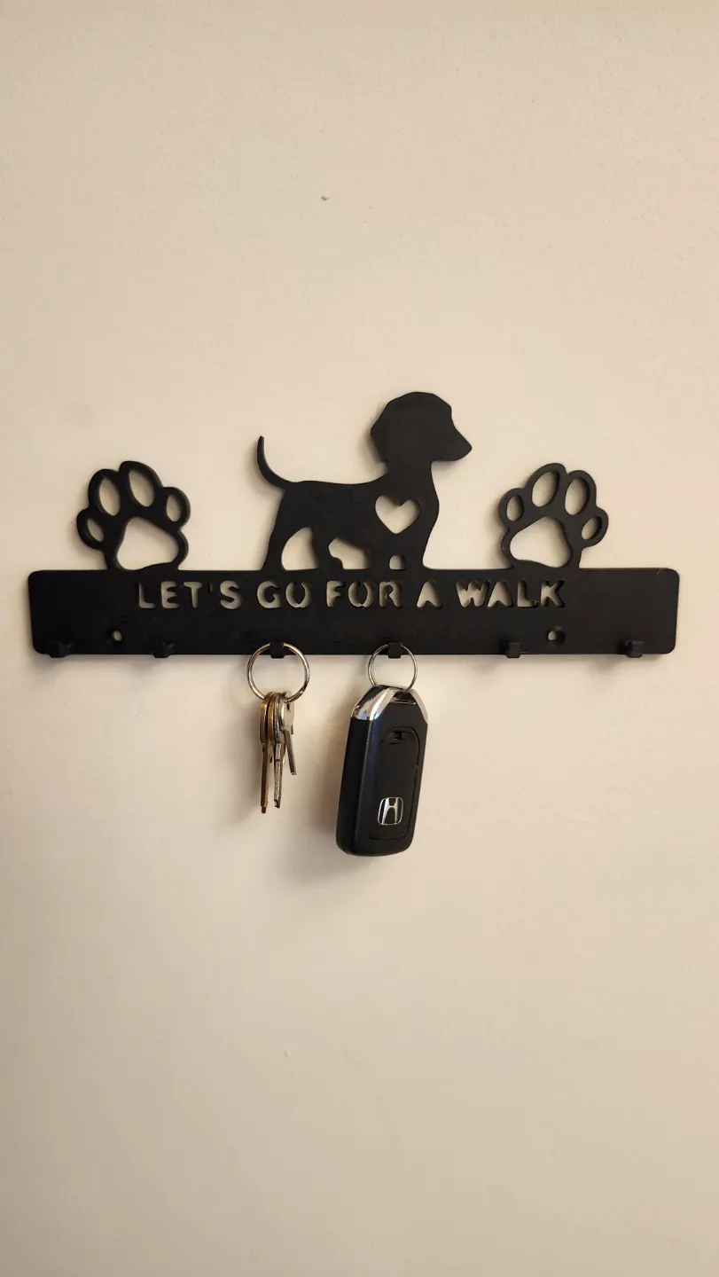 Key holder Let's go for a walk / Dog and paws, photo 4 of 4 - Key holder Let's go for a walk / Dog and paws Pets