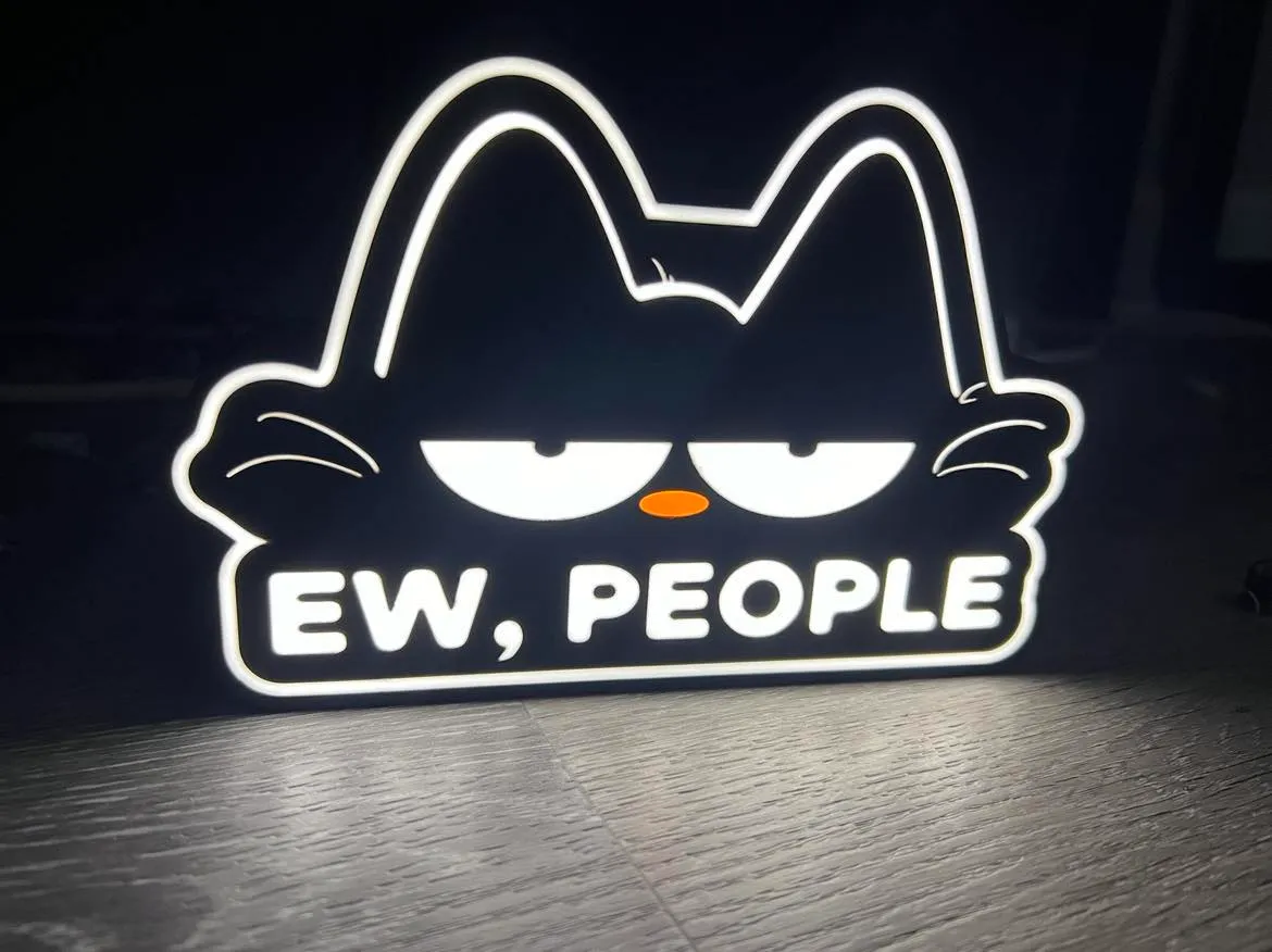 EW People LED Sign