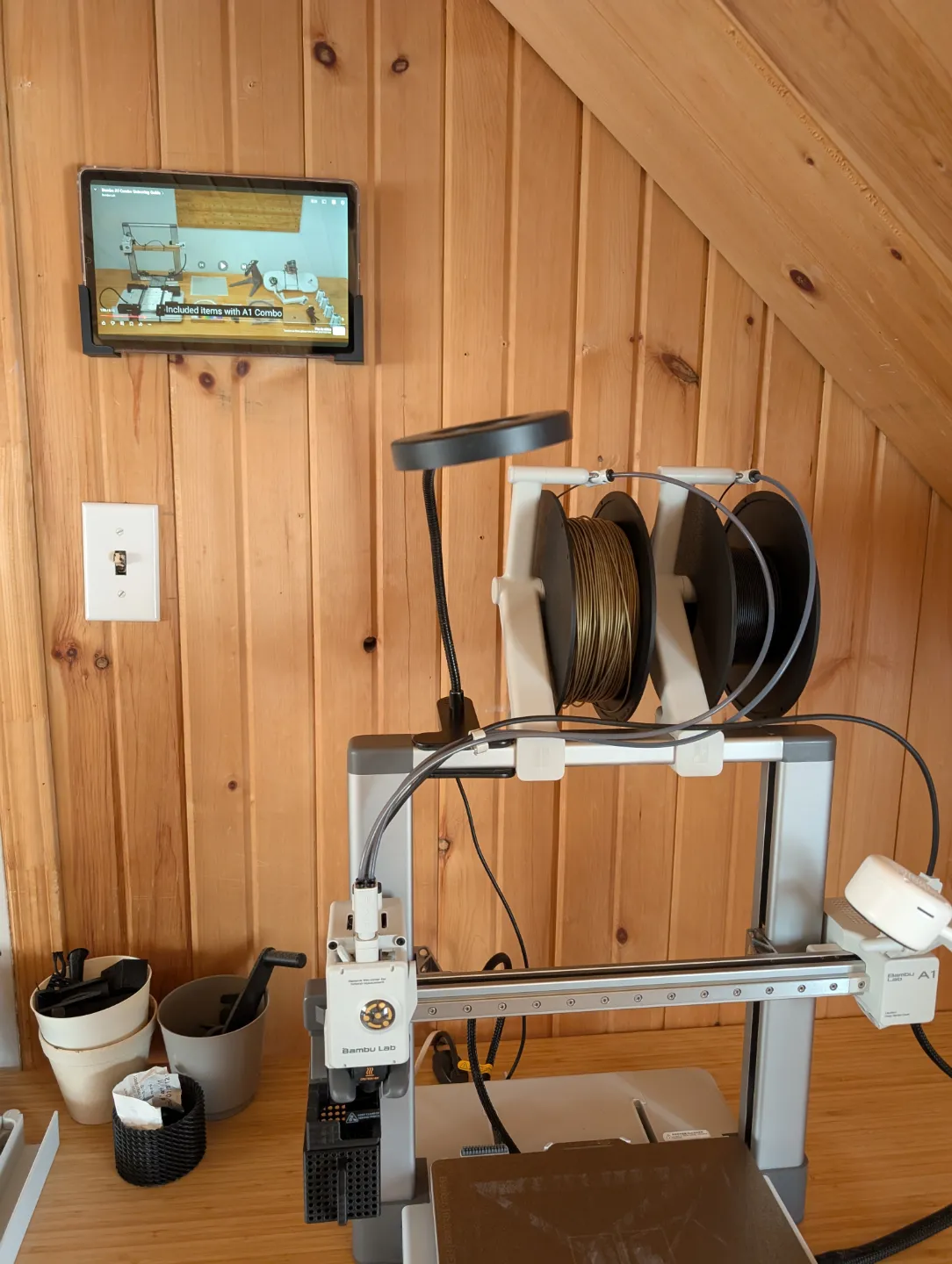 Wall-Mounted Tablet Holder, photo 3 of 4 - Wall-Mounted Tablet Holder Mobile & Device Accessories