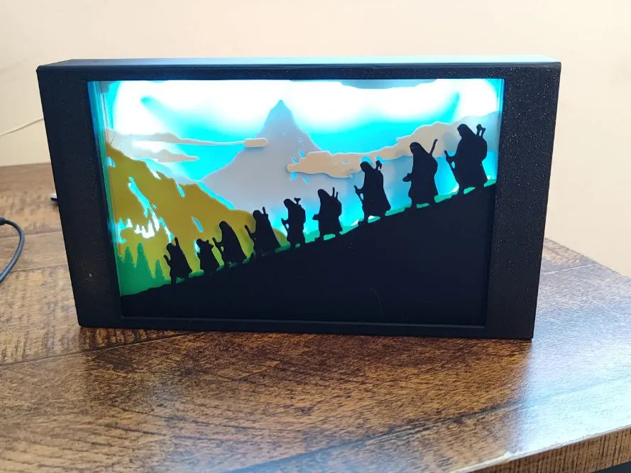 Erebor’s Lightbox, Thorin’s Company Journey