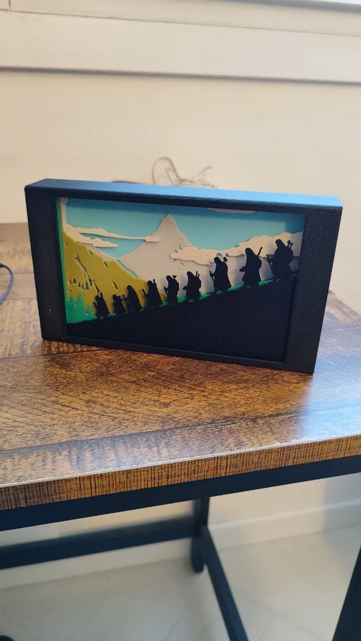 Erebor’s Lightbox, Thorin’s Company Journey, photo 3 of 4 - Erebor’s Lightbox, Thorin’s Company Journey Lamps & Lighting