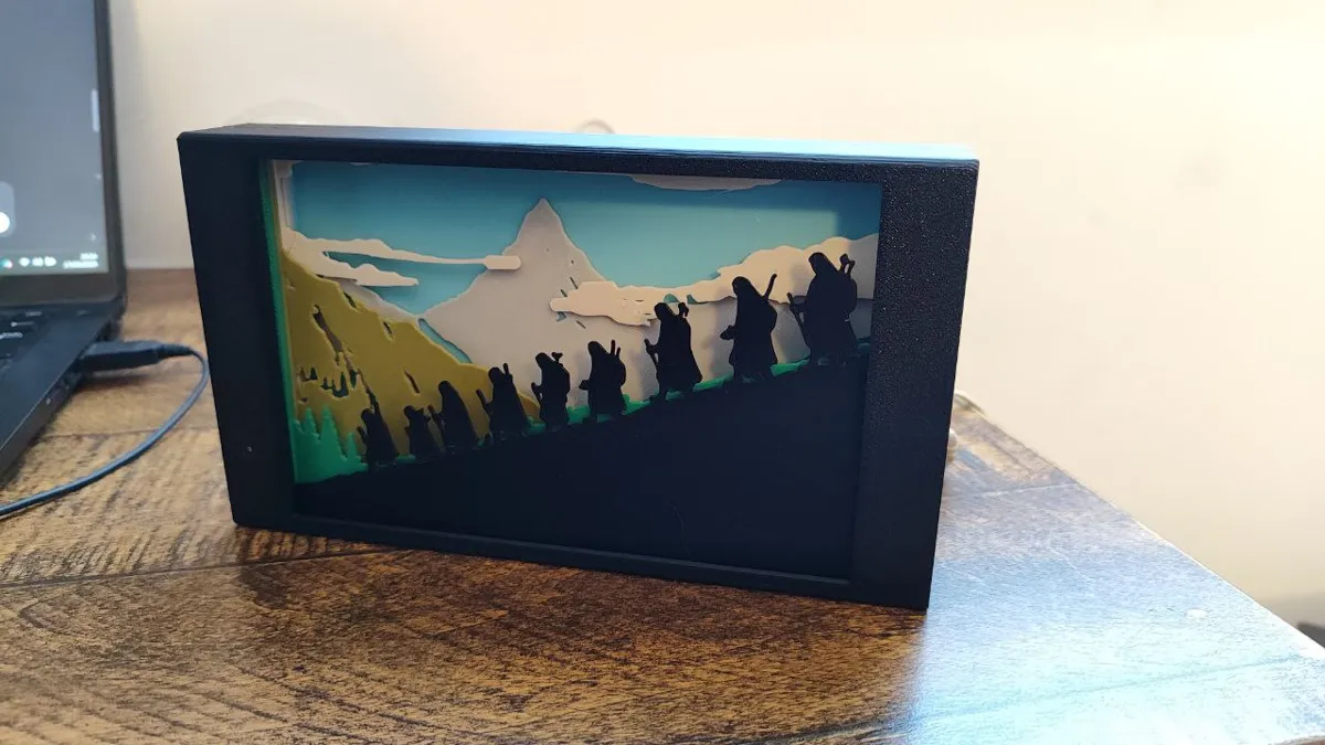 Erebor’s Lightbox, Thorin’s Company Journey, photo 4 of 4 - Erebor’s Lightbox, Thorin’s Company Journey Lamps & Lighting
