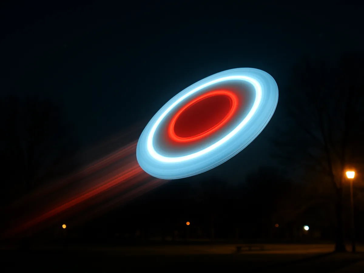 NightDisc, LED Frisbee for Night Play