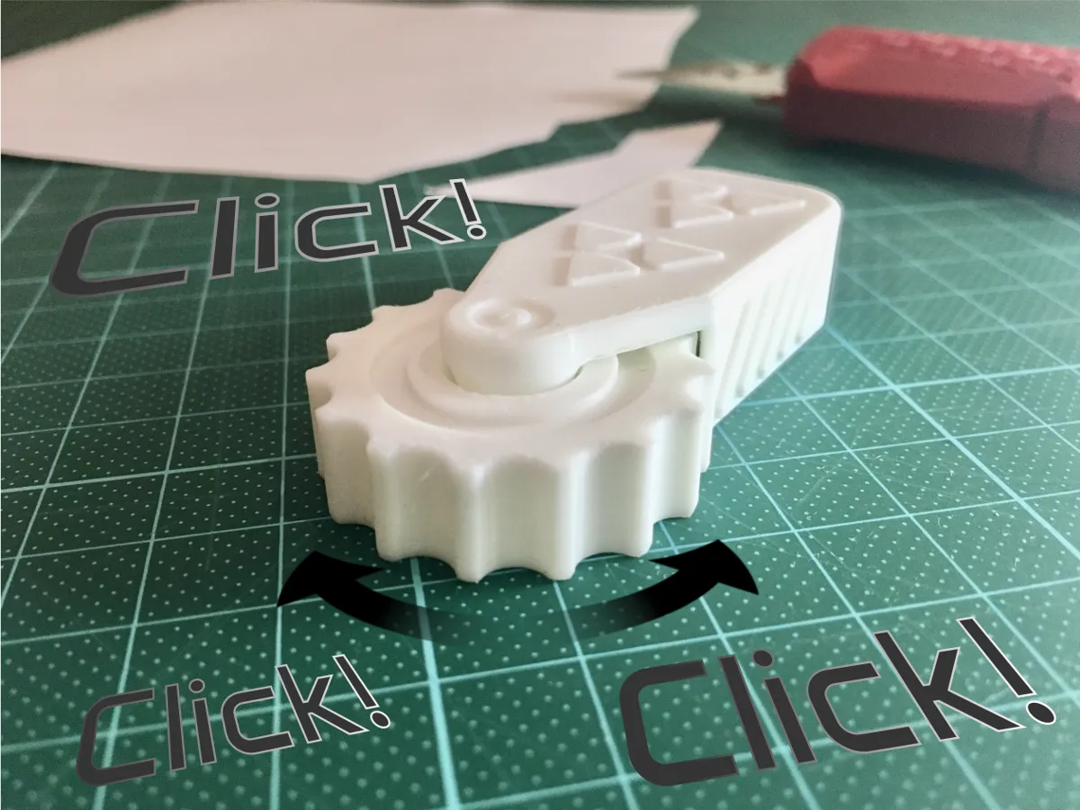 Gear clicker fidget