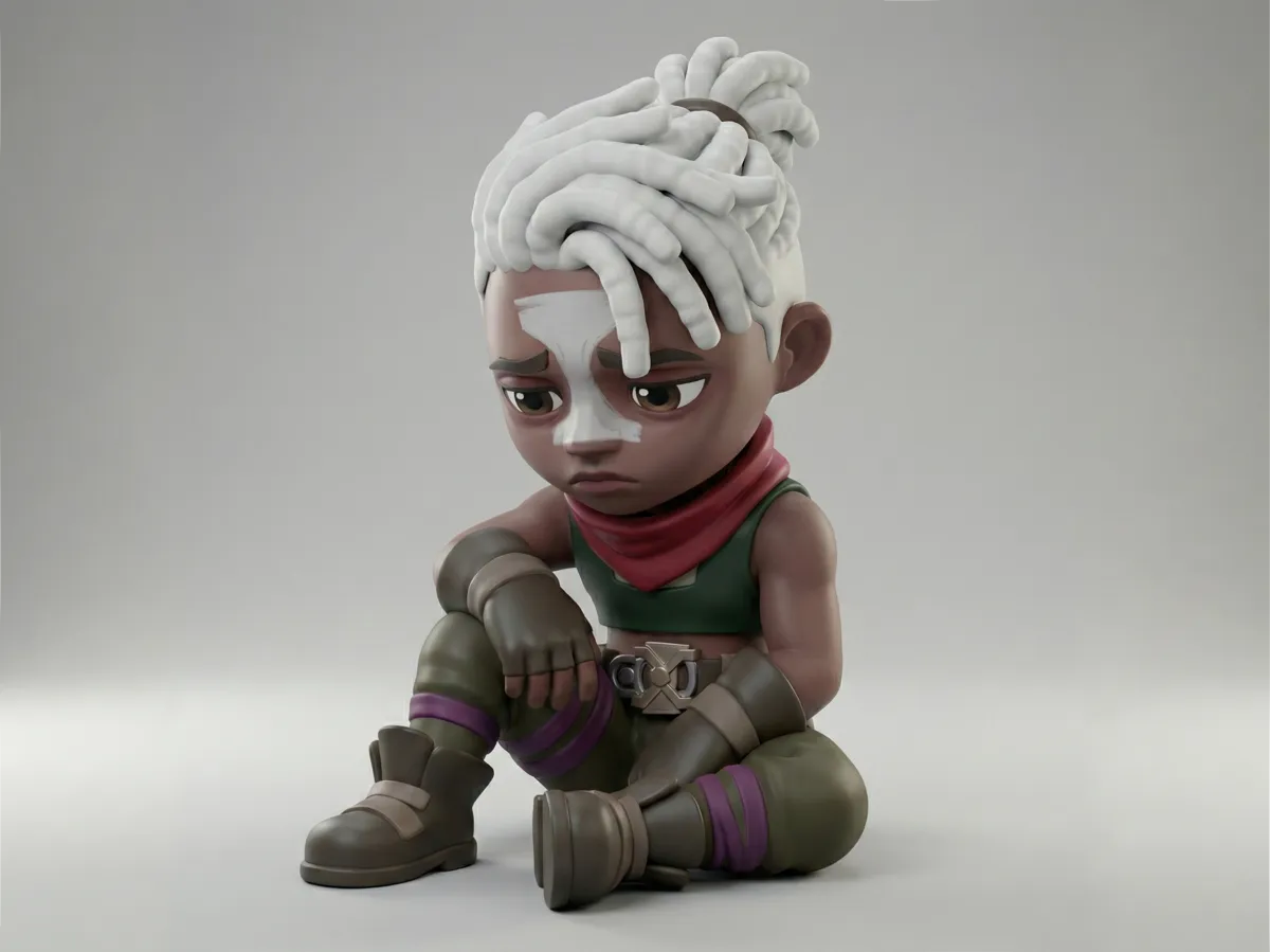 Ekko Chibi Figure - Arcane & League of Legends